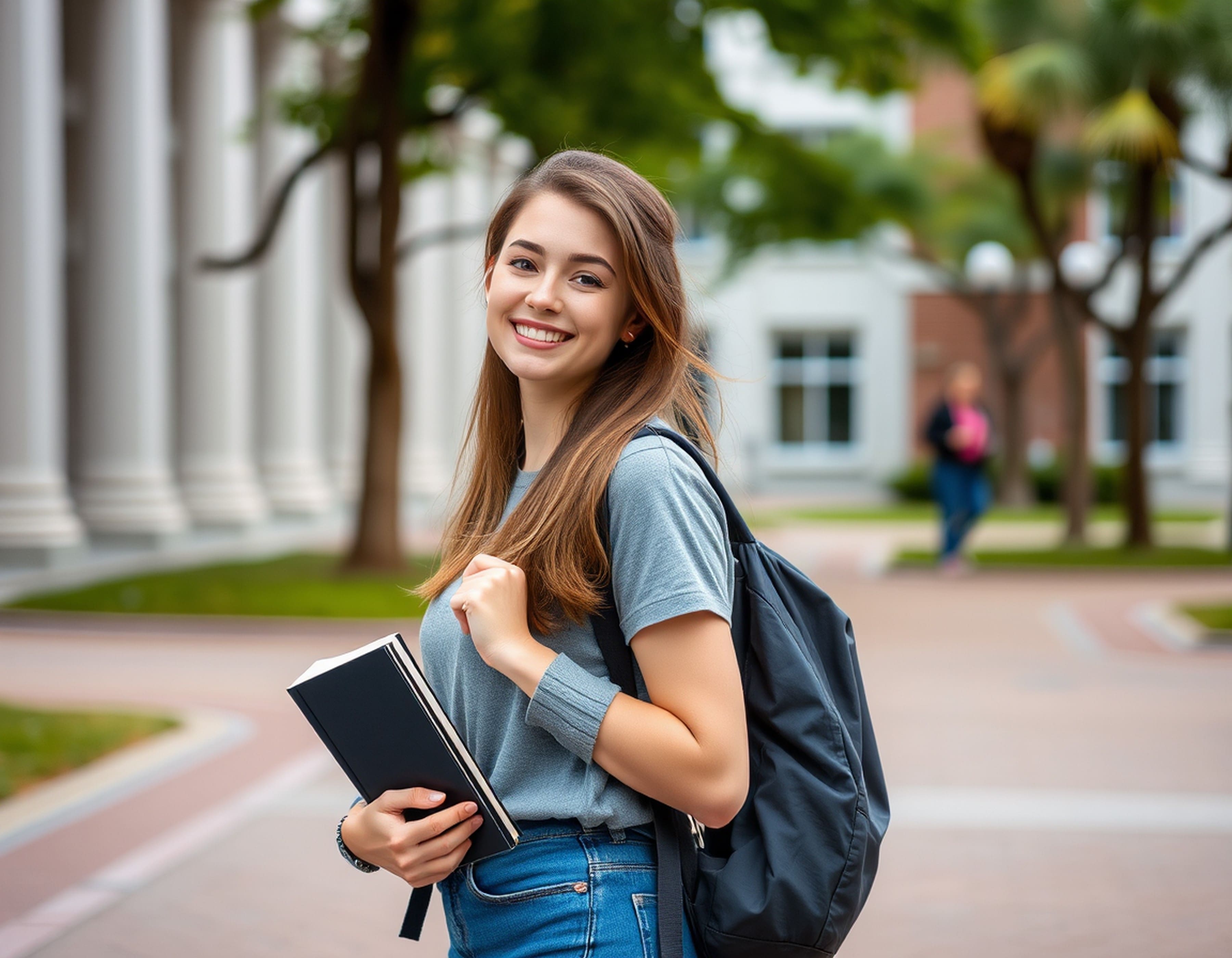 students celebrating at an admitted student event