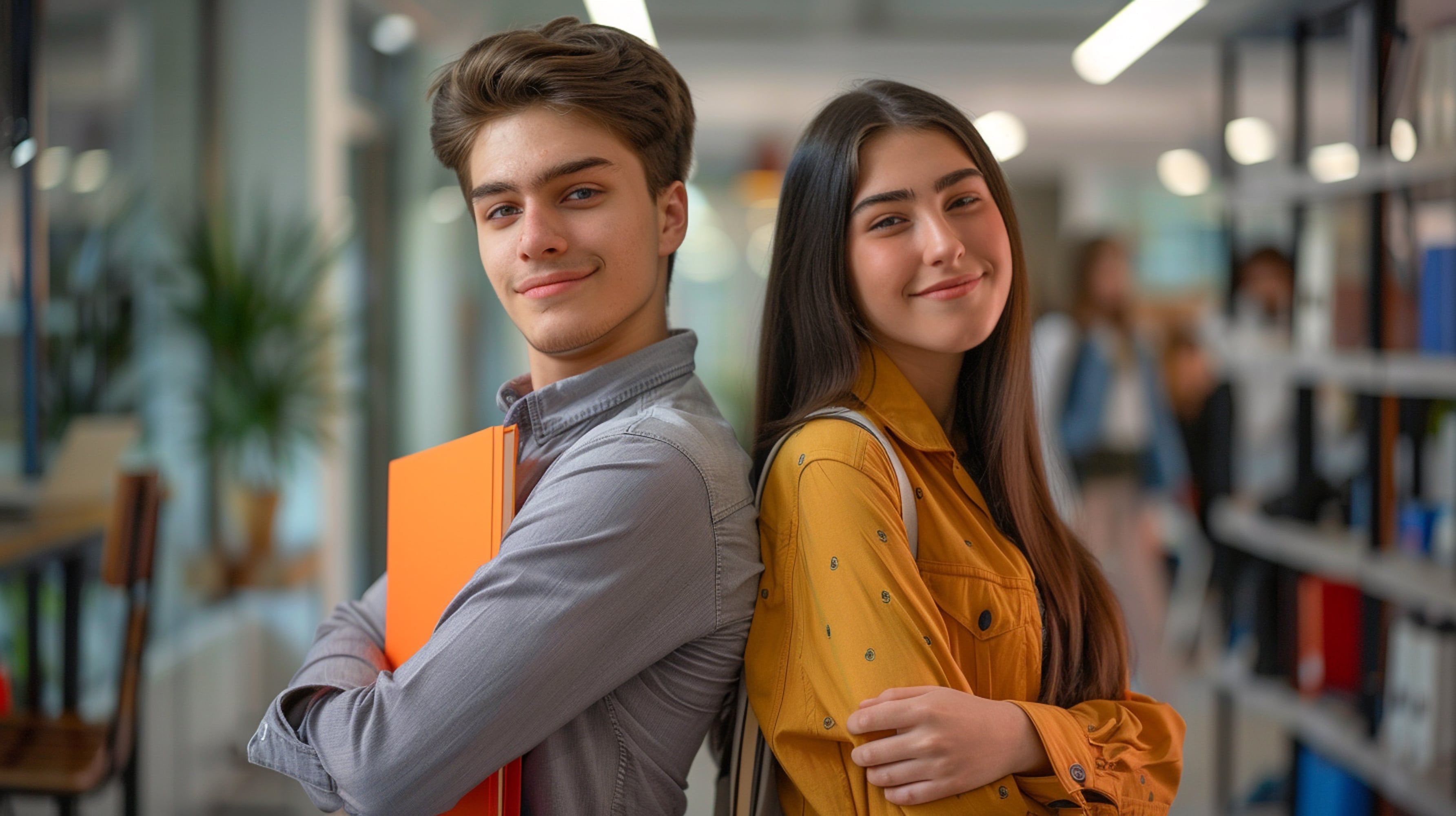 Smiling students